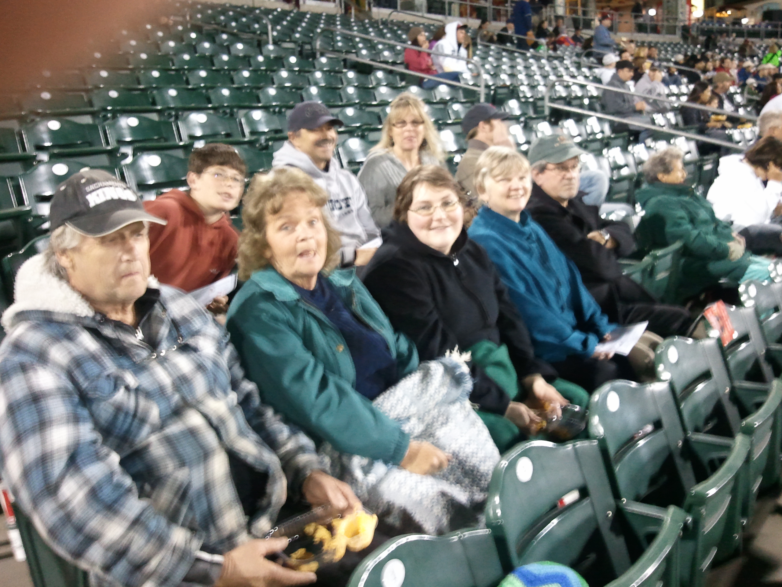 Cheering on the 2011 Rivercats