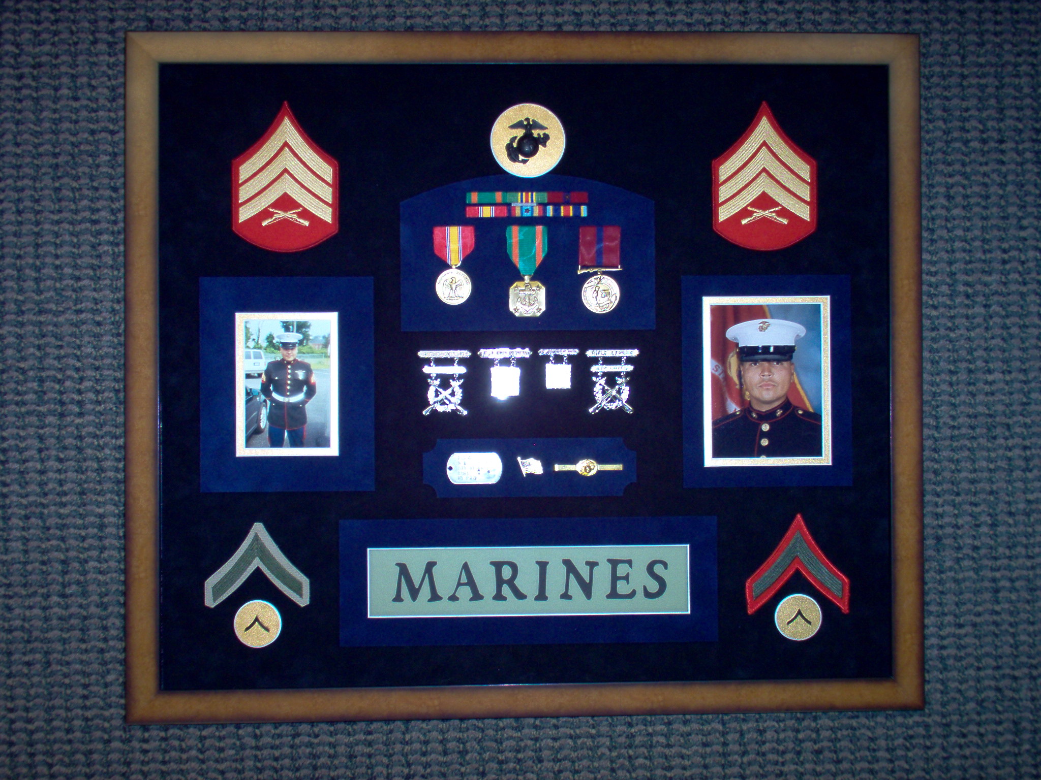 Marine Shadowbox - Perez